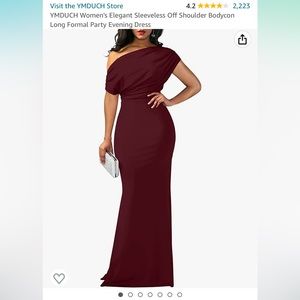 Simple and elegant formal gown